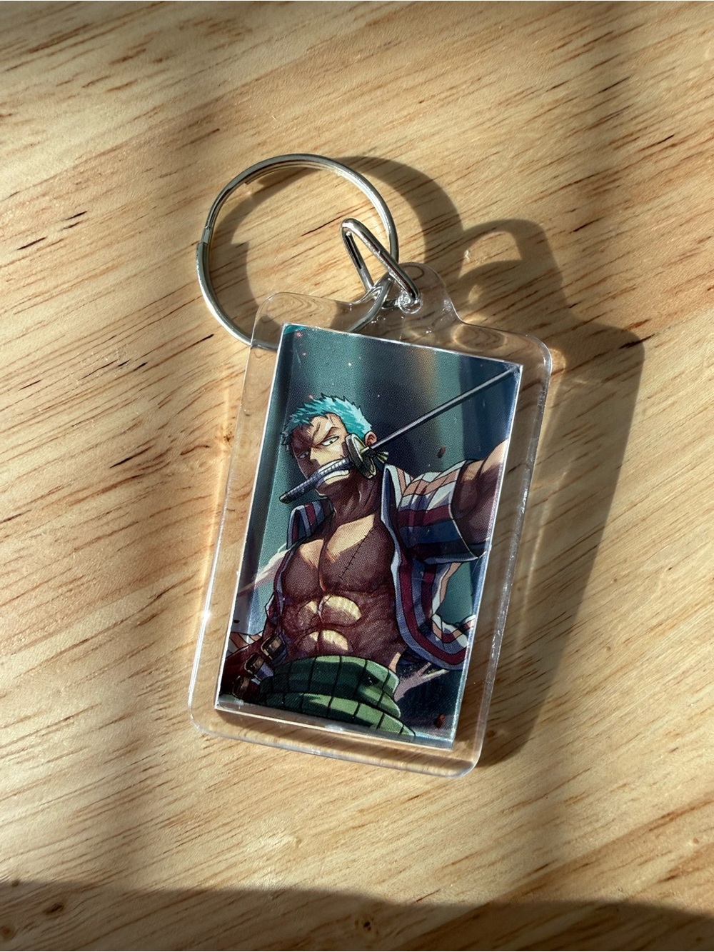 One Piece Acrylic Keychain with Zoro